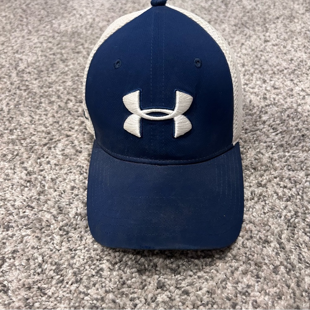Under Armour Blue and White Cap